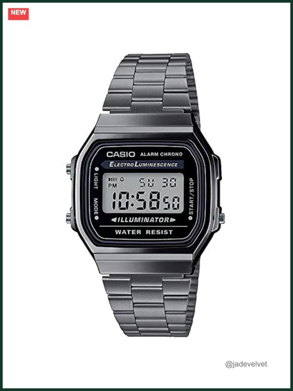 Casio Retro Vintage Digital Watch Quartz Alarm Light 30m Water Resistant